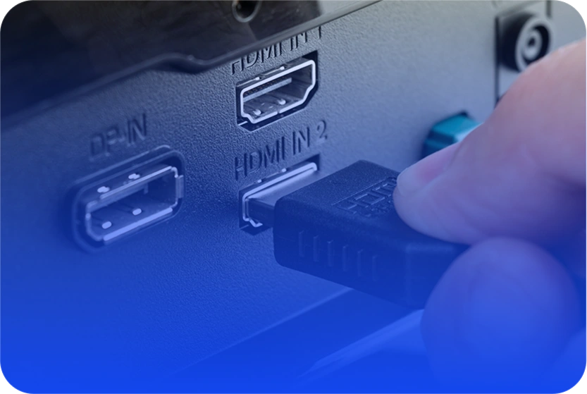 Připojte DigiBo přes HDMI k obrazovce